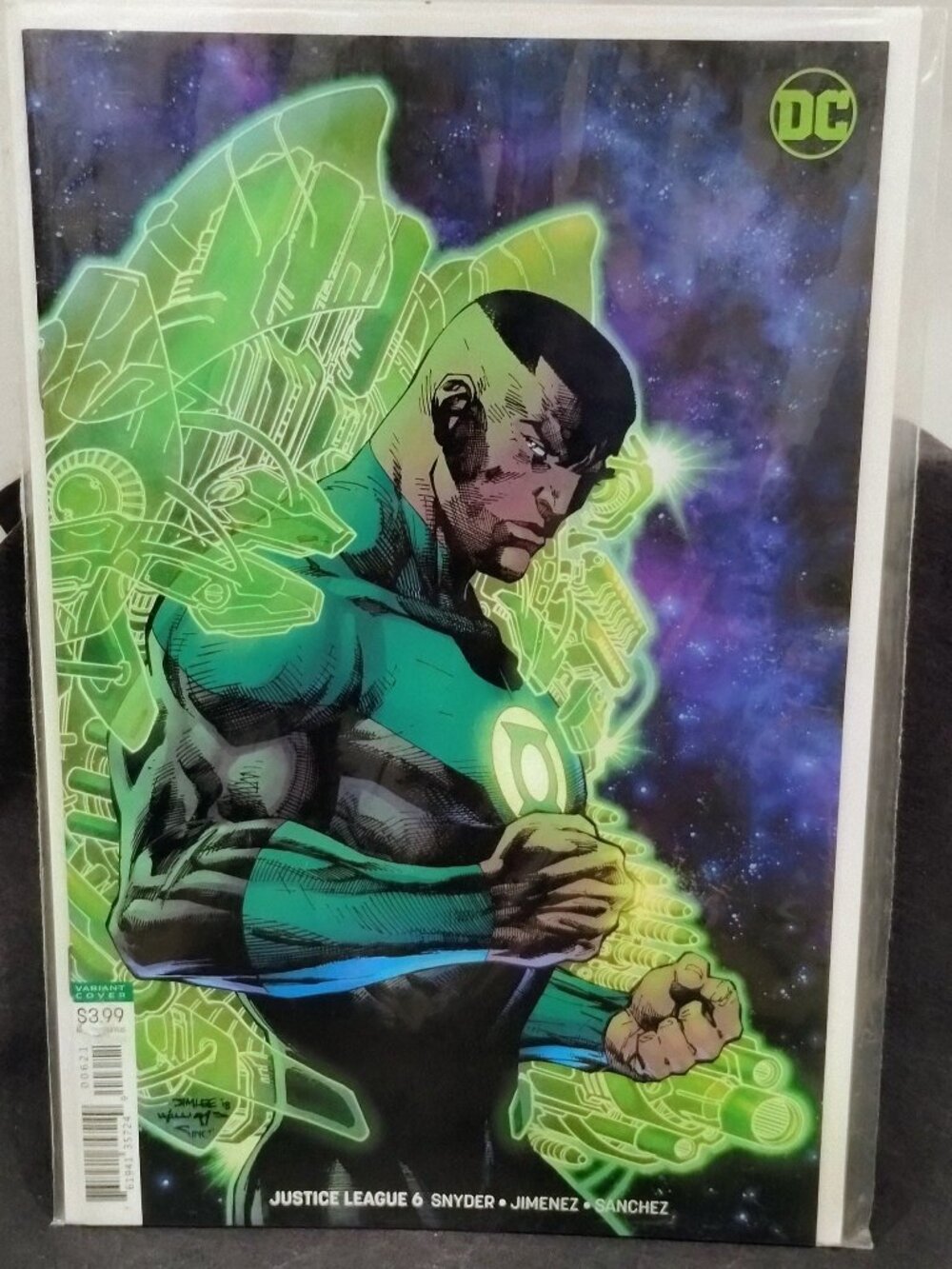 Justice League #6 (2018) Jim Lee Variant John Stewart GL Scott Snyder NM